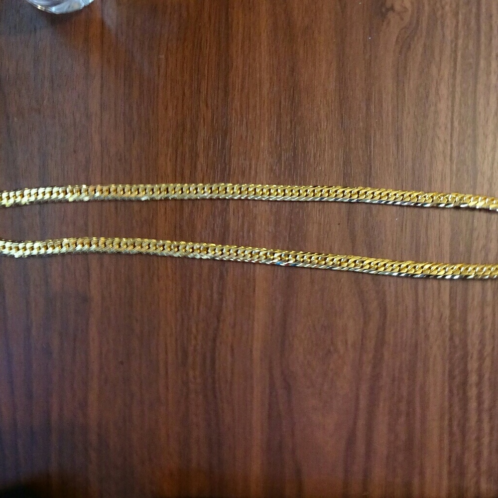 Long gold chain